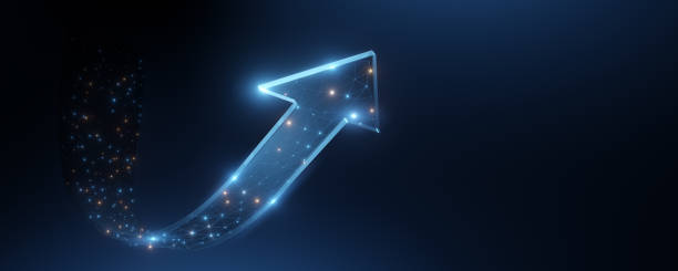 istock Digital arrow symbolizing business growth and success 2178559327