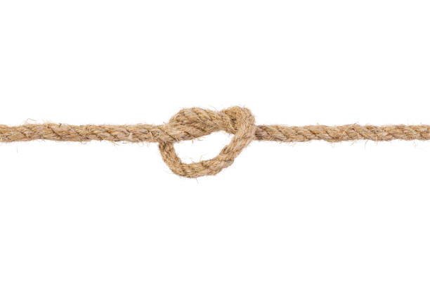istock Rope with a knot isolated on white background with clipping path. 2178561826