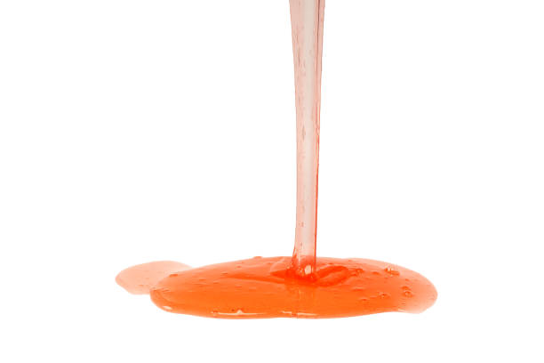 istock Red slime toy isolated on a white background. 2178564036