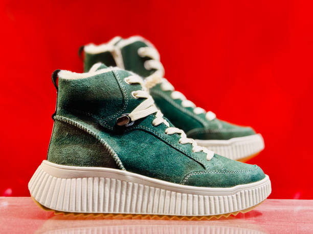 istock Stylish High-Top Sneakers 2178578053