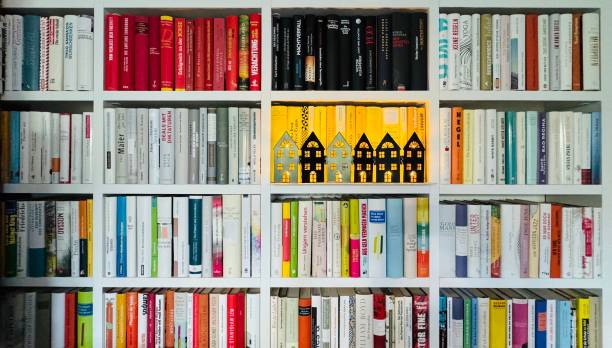 istock Christmas decoration in the library 2178583824