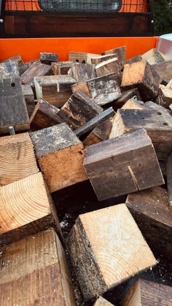 istock Firewood lying on a small truck 2178584847