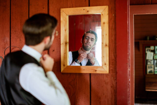 istock Handsome Groom Getting Ready for his Wedding Day 2178586824