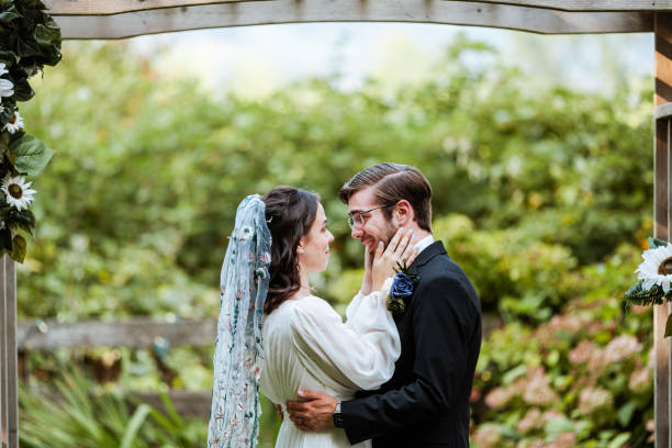 istock Happy Bride and Groom On their Wedding Day Ceremony 2178586906