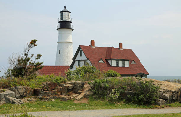 istock Keeper's home and the lighthouse 2178587754