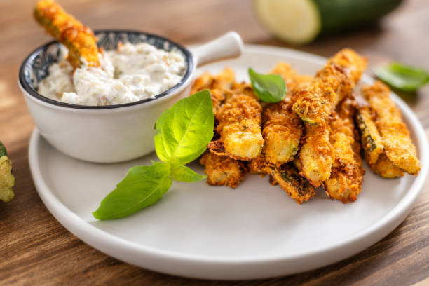 istock Crispy Baked Zucchini Fries with Dip 2178590072