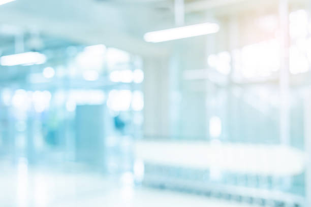 istock Abstract blurred inside interior of hospital building background with shine light for advertisement design and show content concept 2178613603