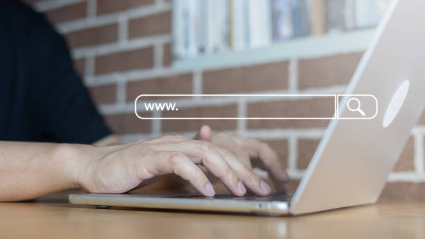 istock close up young student man  hand type on laptop to surf the internet by use search engine url on web address for explore the big data or find information on internet network for technology concept 2178613613