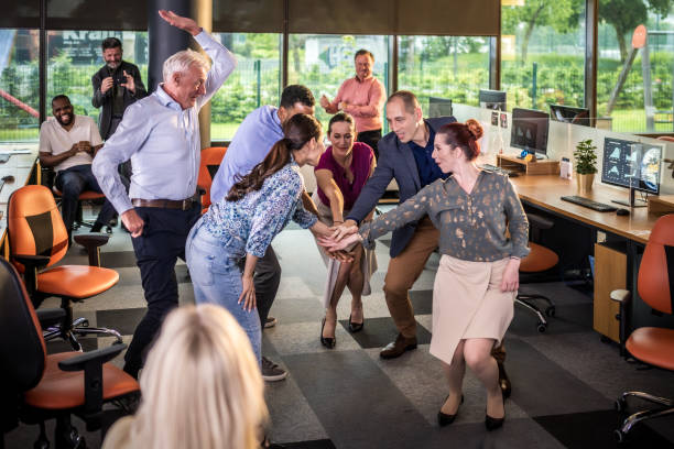 istock Diverse Team Celebrates Corporate Achievement 2178618350