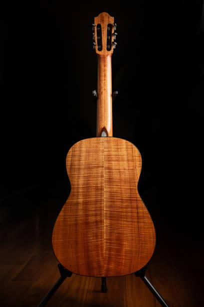 istock A handmade classical guitar crafted with nylon strings, showcasing the skill and artistry of a traditional luthier 2178618673