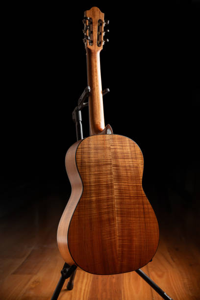 istock A handmade classical guitar crafted with nylon strings, showcasing the skill and artistry of a traditional luthier 2178618676