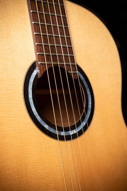istock A handmade classical guitar crafted with nylon strings, showcasing the skill and artistry of a traditional luthier 2178618695