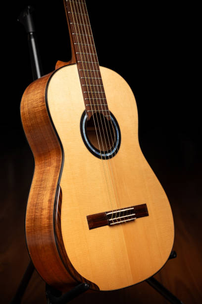 istock A handmade classical guitar crafted with nylon strings, showcasing the skill and artistry of a traditional luthier 2178618697