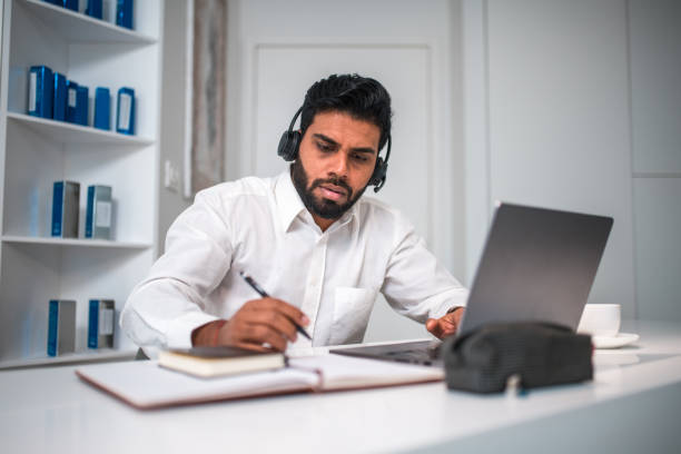 istock Indian Male Professional Working at Office Desk 2178619098