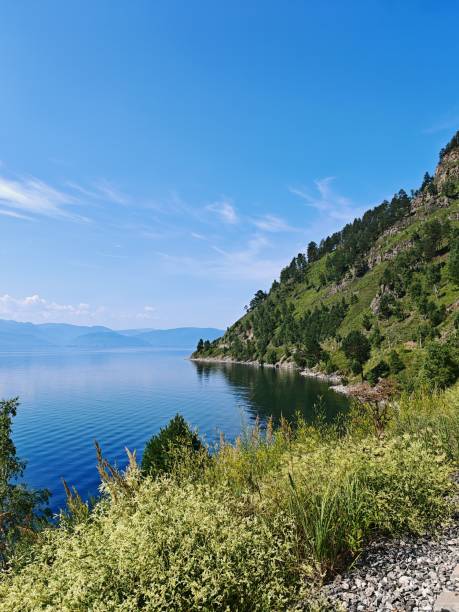 istock Summer landscape with mountains and reflection on Circum-Baikal Railway 2178619151