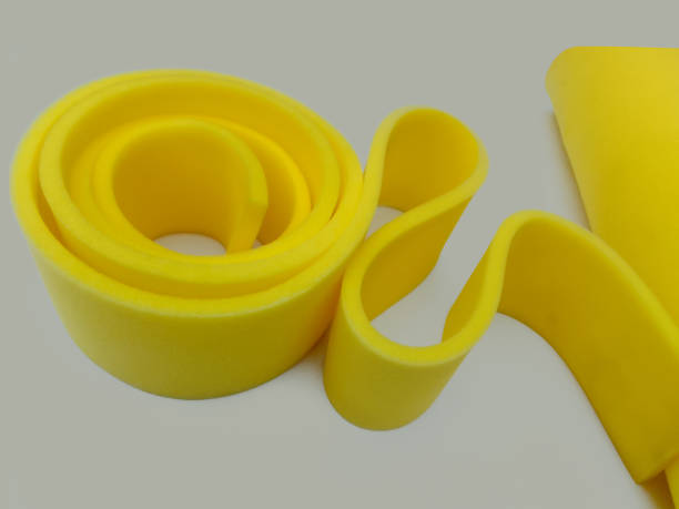 istock a roll of thin sponge on a grey background 2178623545