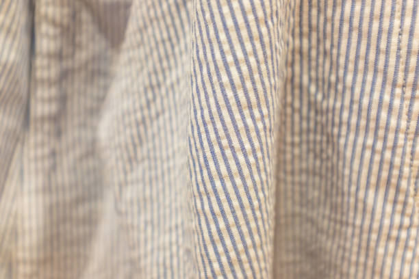istock A blue striped nightgown 2178629220