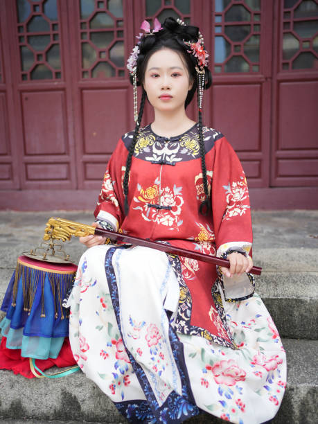 istock Asian female tourists experiencing Hanfu 2178636206