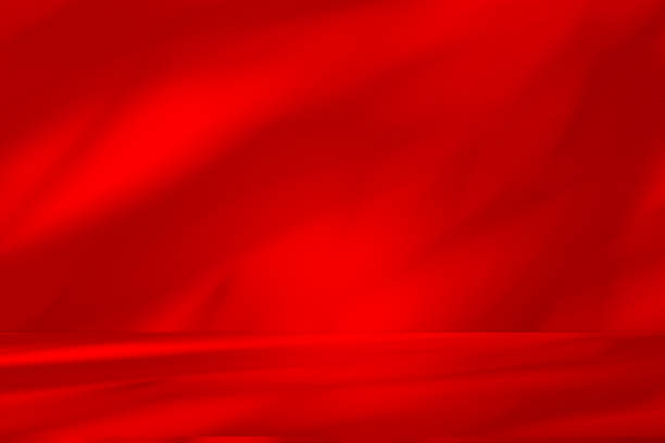 istock Wall interior background, studio and backdrops show products.with shadow from window color red . background for text insertion and presentation product 2178641638