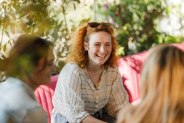 istock Happy women talking while enjoying in their time together. 2178646702