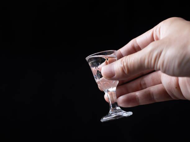 istock Baijiu pouring Grain liquor 2178656875
