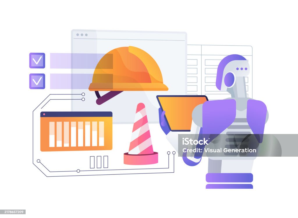 Workforce Protection Aisupported Workforce Safety Abstract Concept Vector Illustration Stock ...