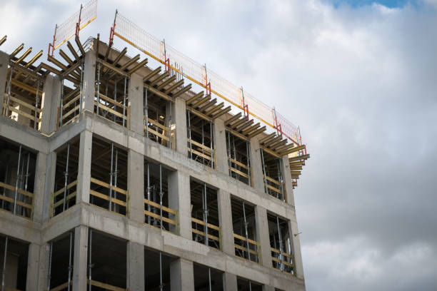 istock Residential construction, construction of a new residential building, developer. 2178661151