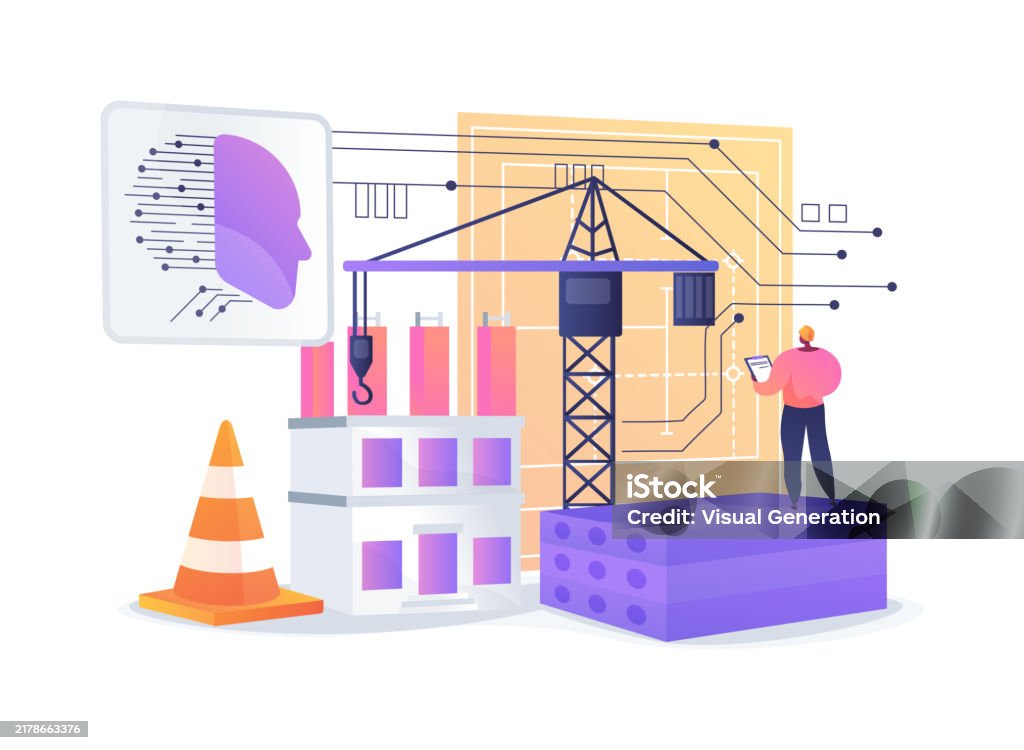 Aienhanced Structural Integrity Abstract Concept Vector Illustration ...