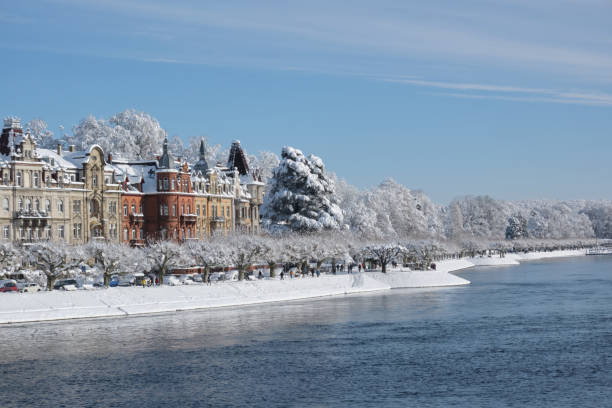 Winter at the lake Constance