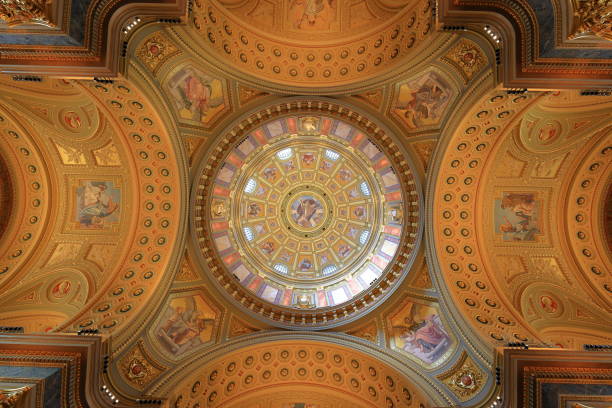 St. Stephen's Basilica, a Roman Catholic place of worship, at Szent Istvan ter, Budapest Hungary