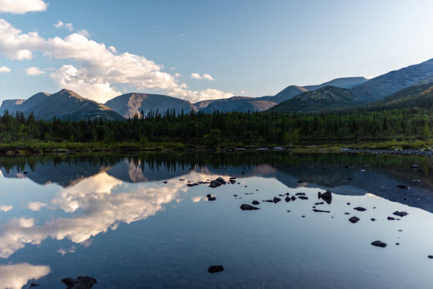 istock Serene Mountain Landscape Reflected in Crystal Clear Lake 2178670241