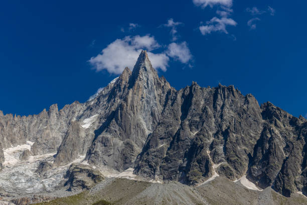 istock Petit Dru mountain peak, Aiguille du Dru, Les Drus summit in French Apls, Chamonix 2178674849