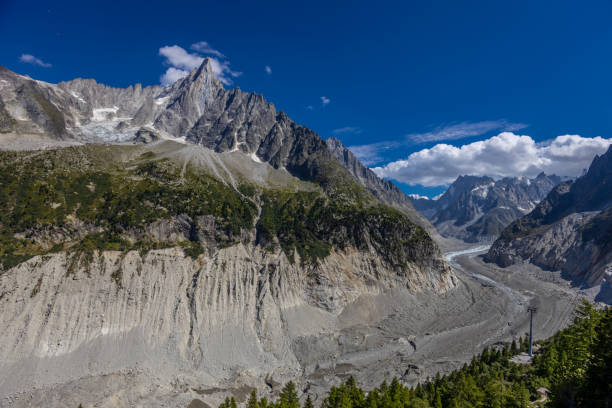 istock Petit Dru mountain peak, Aiguille du Dru, Les Drus summit in French Apls, Chamonix 2178675089