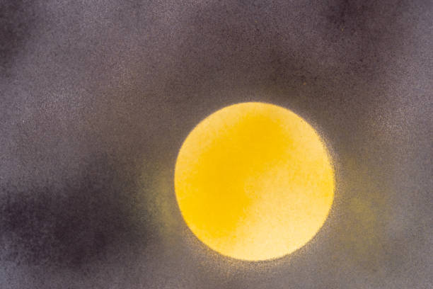Black and yellow background painted with spray paint