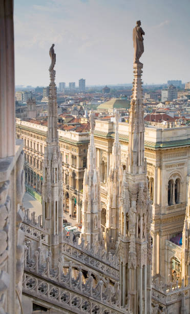 Milan rooftop of Duomo di Milano