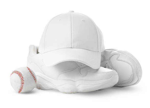 istock Baseball Cap, White Sneakers, and Ball on a white Background 2178690814