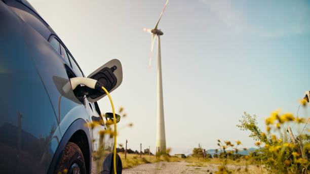 Electric Vehicle Charging with Wind Power