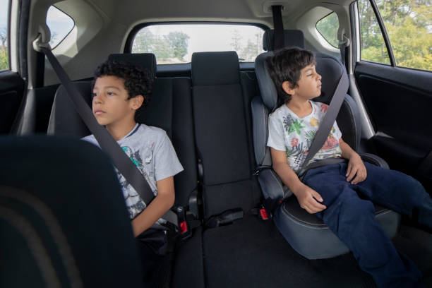 istock Children sitting in the car 2178696019