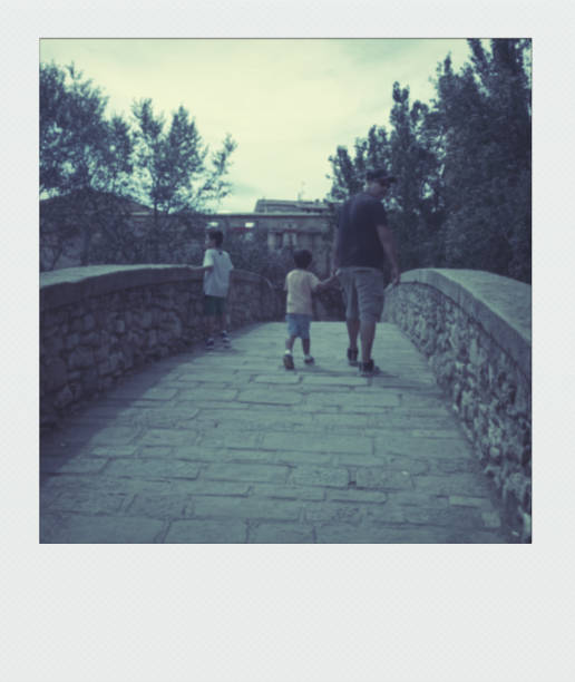 istock Family walking on the bridge 2178697216