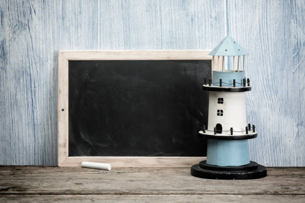 A vibrant, cartoonish 3D model of a lighthouse, for nautical guidance and coastal scenery.