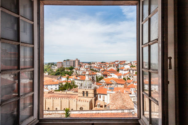Lissabon zoals gezien van venster