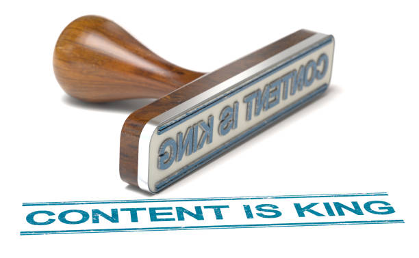 istock content is king, marketing quote and seo strategy. 2178704636