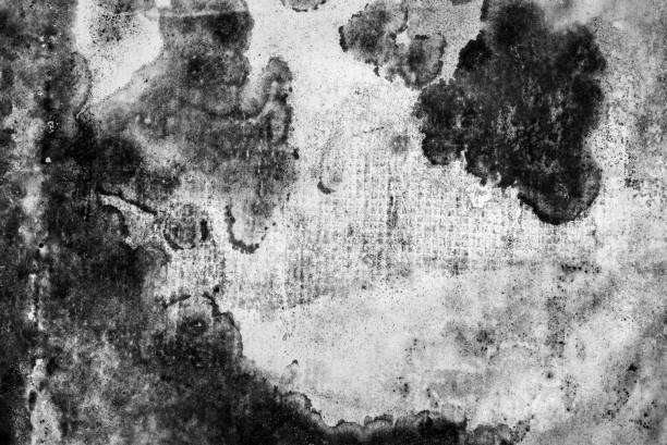 Old grunge background. Aged concrete wall texture with damages