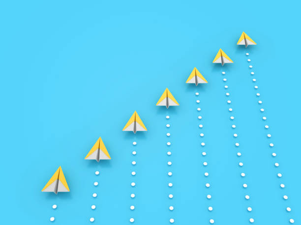 istock Paper Airplanes Concepts 2178711442