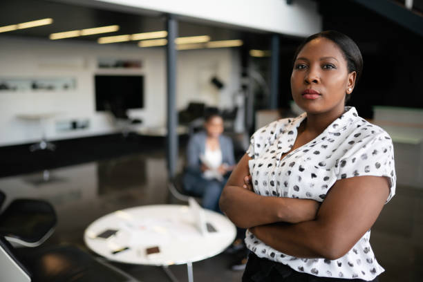 istock Confident Businesswoman Standing in Modern Office Environment 2178720324