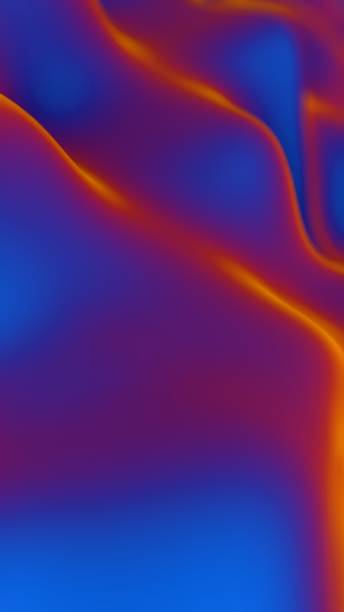 istock Abstract background with blue and orange gradients 2178726398