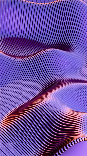 istock Abstract wavy pattern with flowing lines in blue and red tones 2178726426