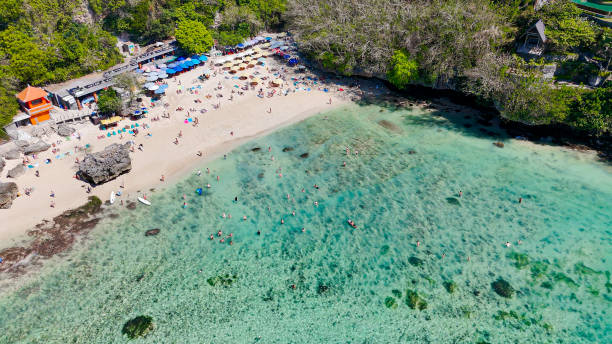istock Aerial view of Bali Padang Padang Beach 2178728613