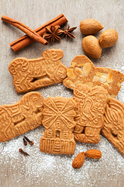 istock Speculaas cookies and ingredients 2178729322