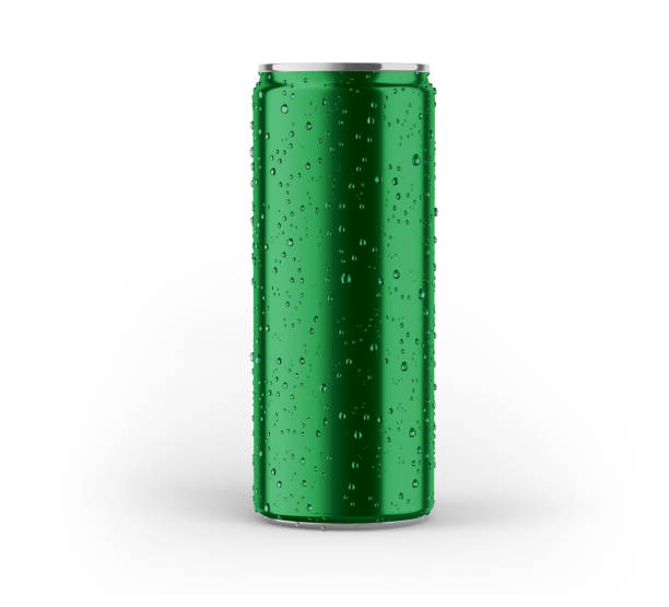 istock blank Soda can, Aluminum can, Beer can, on a white background, Water drop on can, 3d illustration, 3d rendering 2178730097